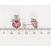 Серьги Xuping цвет Родий с кристаллами Swarovski пусеты Звезды с кристаллом Rose фото №2 Серьги Xuping цвет Родий с кристаллами Swarovski пусеты Звезды с кристаллом Rose фото №2