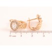 Серьги Xuping Позолота 18K английский замок Декоративный узор с цирконием фото №2 Серьги Xuping Позолота 18K английский замок Декоративный узор с цирконием фото №2