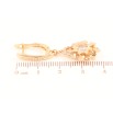 Серьги Xuping Позолота 18K английский замок Цветочные подвески с цирконием фото №2 Серьги Xuping Позолота 18K английский замок Цветочные подвески с цирконием фото №2