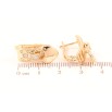 Серьги Xuping Позолота 18K английский замок Замочки-сердечки фото №2 Серьги Xuping Позолота 18K английский замок Замочки-сердечки фото №2
