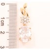Кулон Xuping Позолота 18K Кришталева квіточка з підвіскою фіаніт» для ланцюжка до 2мм фото №2 Кулон Xuping Позолота 18K Кришталева квіточка з підвіскою фіаніт» для ланцюжка до 2мм фото №2