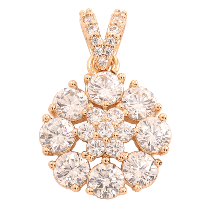 Кулон Xuping Позолота 18K «Інкрустація цирконієм» для ланцюжка до 3мм фото №14 Кулон Xuping Позолота 18K «Інкрустація цирконієм» для ланцюжка до 3мм фото №14