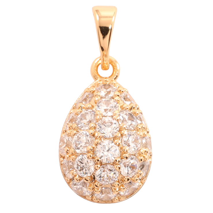 Кулон Xuping Позолота 18K «Крапелька з інкрустацією цирконієм» для ланцюжка до 5мм фото №21 Кулон Xuping Позолота 18K «Крапелька з інкрустацією цирконієм» для ланцюжка до 5мм фото №21