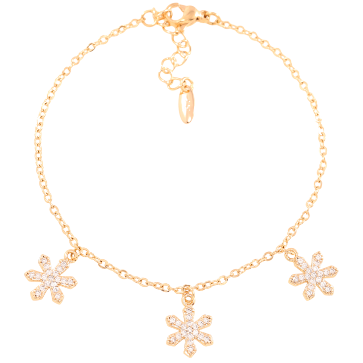 Браслет Xuping Позолота 18K Цепочка с подвесками длинна с доп.цепочкой 17.5-20.5см х 1.5мм фото №4 Браслет Xuping Позолота 18K Цепочка с подвесками длинна с доп.цепочкой 17.5-20.5см х 1.5мм фото №4
