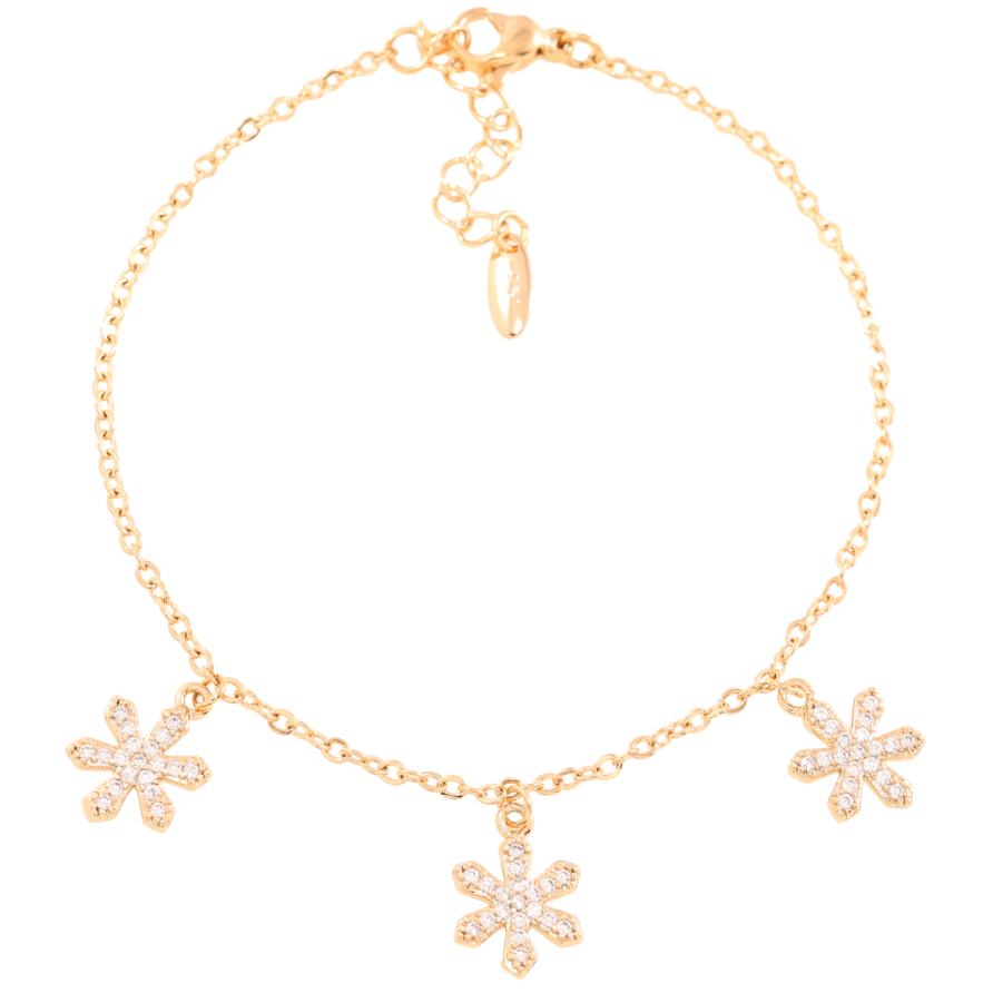 Браслет Xuping Позолота 18K Цепочка с подвесками длинна с доп.цепочкой 17.5-20.5см х 1.5мм фото №1 Браслет Xuping Позолота 18K Цепочка с подвесками длинна с доп.цепочкой 17.5-20.5см х 1.5мм фото №1