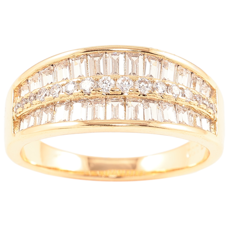 Каблучка Xuping Позолота 18K «Інкрустація цирконієм» фото №9 Каблучка Xuping Позолота 18K «Інкрустація цирконієм» фото №9