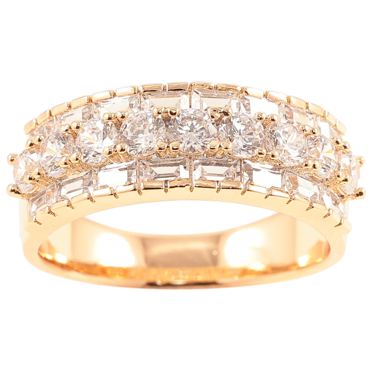 Кольцо Xuping Позолота 18K Инкрустация цирконием фото №19 Кольцо Xuping Позолота 18K Инкрустация цирконием фото №19