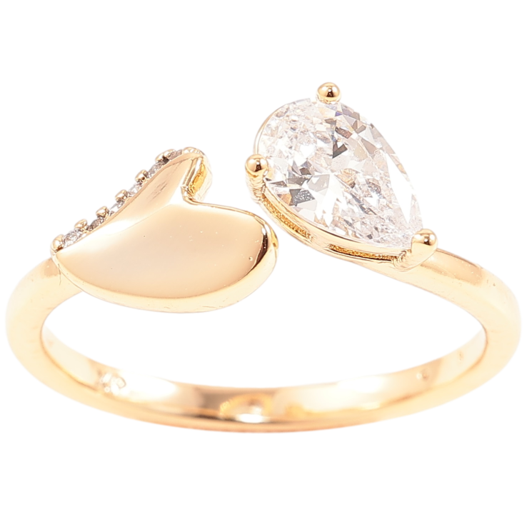 Кольцо Xuping Позолота 18K Сердечко с фианитом фото №17 Кольцо Xuping Позолота 18K Сердечко с фианитом фото №17