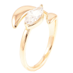 Кольцо Xuping Позолота 18K Кристальный бутон фото №2 Кольцо Xuping Позолота 18K Кристальный бутон фото №2
