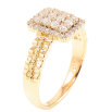 Кольцо Xuping Позолота 18K Инкрустация цирконием фото №2 Кольцо Xuping Позолота 18K Инкрустация цирконием фото №2
