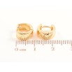Серьги Xuping Позолота 18K колечки Классика, шир. 5мм ø 10мм фото №2 Серьги Xuping Позолота 18K колечки Классика, шир. 5мм ø 10мм фото №2