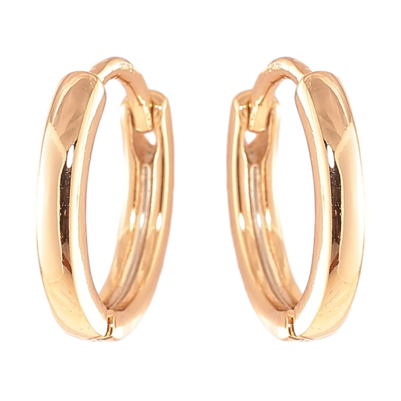 Серьги Xuping Позолота 18K колечки Классика, шир. 2.1мм ø 13мм фото №1 Серьги Xuping Позолота 18K колечки Классика, шир. 2.1мм ø 13мм фото №1
