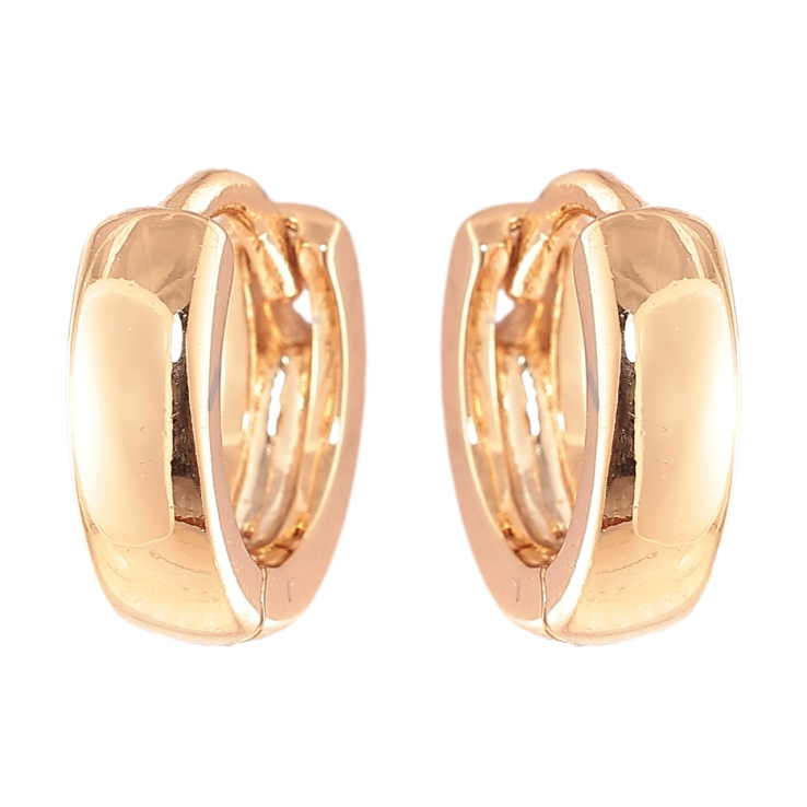 Серьги Xuping Позолота 18K колечки Классика, шир. 3.2мм ø 11мм фото №17