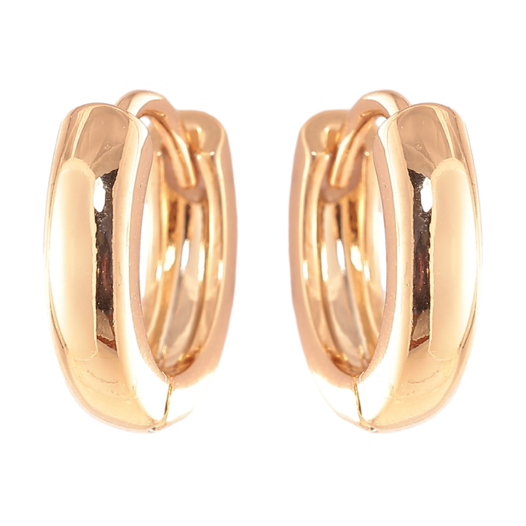 Серьги Xuping Позолота 18K колечки Классика, шир. 3.2мм ø 14мм фото №11 Серьги Xuping Позолота 18K колечки Классика, шир. 3.2мм ø 14мм фото №11