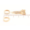 Серьги Xuping Позолота 18K подвески на колечках Ассиметричные, декоративная подвеска с цирконием 2 в 1 фото №2 Серьги Xuping Позолота 18K подвески на колечках Ассиметричные, декоративная подвеска с цирконием 2 в 1 фото №2