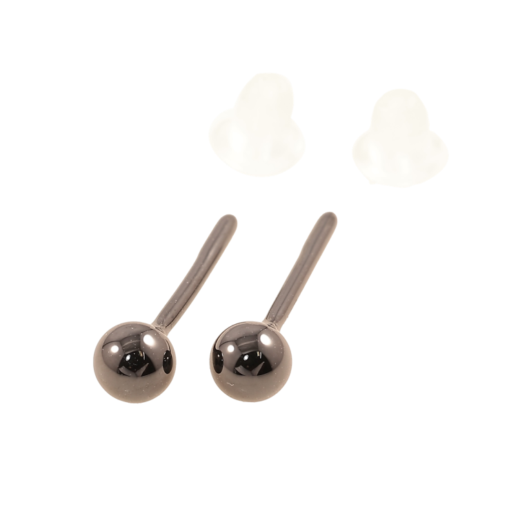 Сережки Xuping TTM Stainless Steel кераміка пусети «Чорні кульки» ø 3.8мм фото №18 Сережки Xuping TTM Stainless Steel кераміка пусети «Чорні кульки» ø 3.8мм фото №18
