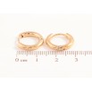 Серьги Xuping TTM Stainless Steel цвет 18K колечки Классика, шир. 2.5мм ø 15мм фото №2 Серьги Xuping TTM Stainless Steel цвет 18K колечки Классика, шир. 2.5мм ø 15мм фото №2