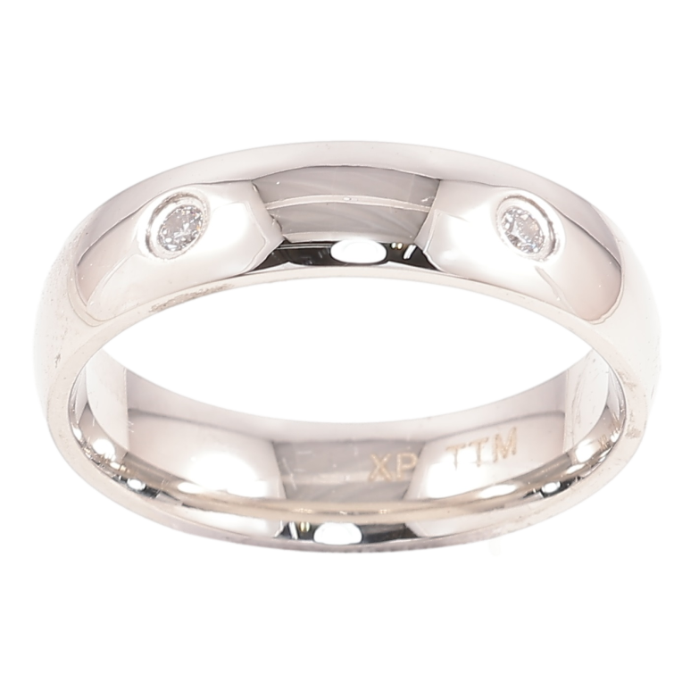 Каблучка Xuping TTM Stainless Steel Колір Родій «Вставки цирконію, шир. 5мм» фото №13 Каблучка Xuping TTM Stainless Steel Колір Родій «Вставки цирконію, шир. 5мм» фото №13