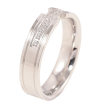 Кольцо Xuping TTM Stainless Steel Цвет Родий Дорожка циркония, шир. 5мм фото №2 Кольцо Xuping TTM Stainless Steel Цвет Родий Дорожка циркония, шир. 5мм фото №2