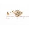 Серьги Xuping TTM Stainless Steel цвет 14K пусеты Подвески ажурные сердечки фото №2 Серьги Xuping TTM Stainless Steel цвет 14K пусеты Подвески ажурные сердечки фото №2