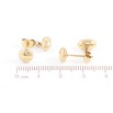 Серьги Xuping TTM Stainless Steel цвет 14K пусеты-джекеты Фигурные подвески фото №2