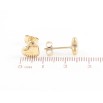 Серьги Xuping TTM Stainless Steel цвет 14K пусеты Сердечки фото №2