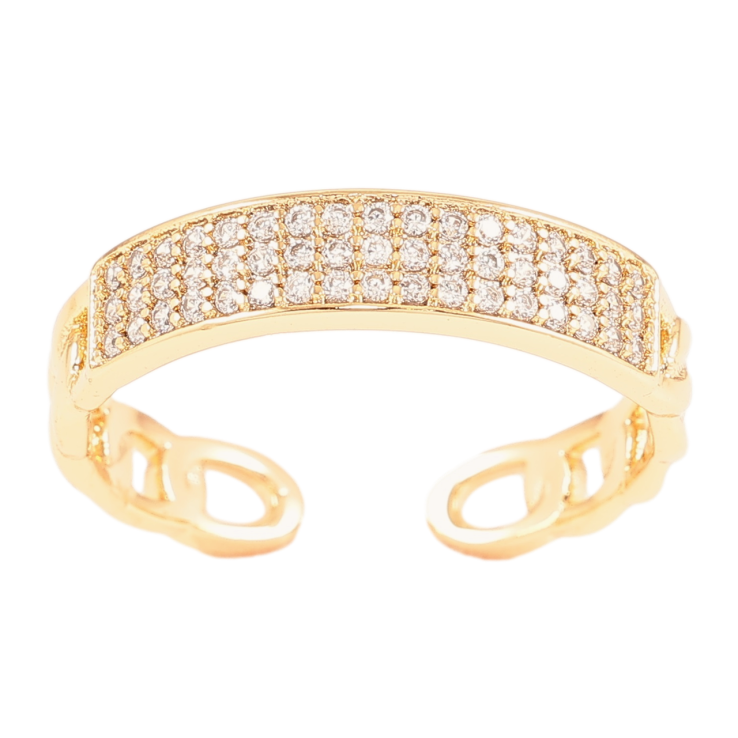 Кольцо Xuping Позолота 18K Инкрустация цирконием фото №6 Кольцо Xuping Позолота 18K Инкрустация цирконием фото №6