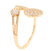 Кольцо Xuping Позолота 18K Инкрустация цирконием фото №2 Кольцо Xuping Позолота 18K Инкрустация цирконием фото №2