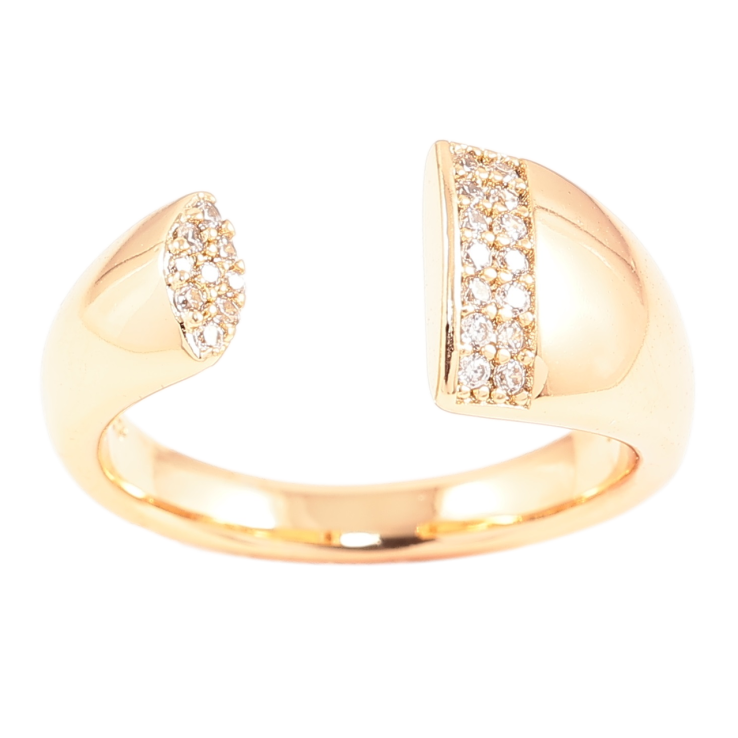 Кольцо Xuping Позолота 18K Разъемная шинка с цирконием фото №13 Кольцо Xuping Позолота 18K Разъемная шинка с цирконием фото №13