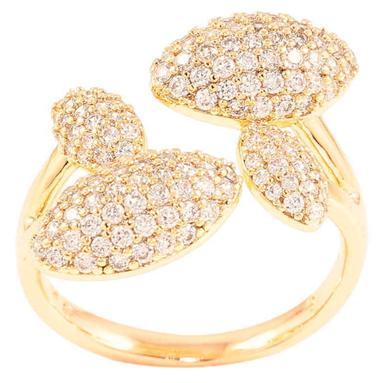 Каблучка Xuping Позолота 18K «Інкрустація цирконієм» фото №9 Каблучка Xuping Позолота 18K «Інкрустація цирконієм» фото №9