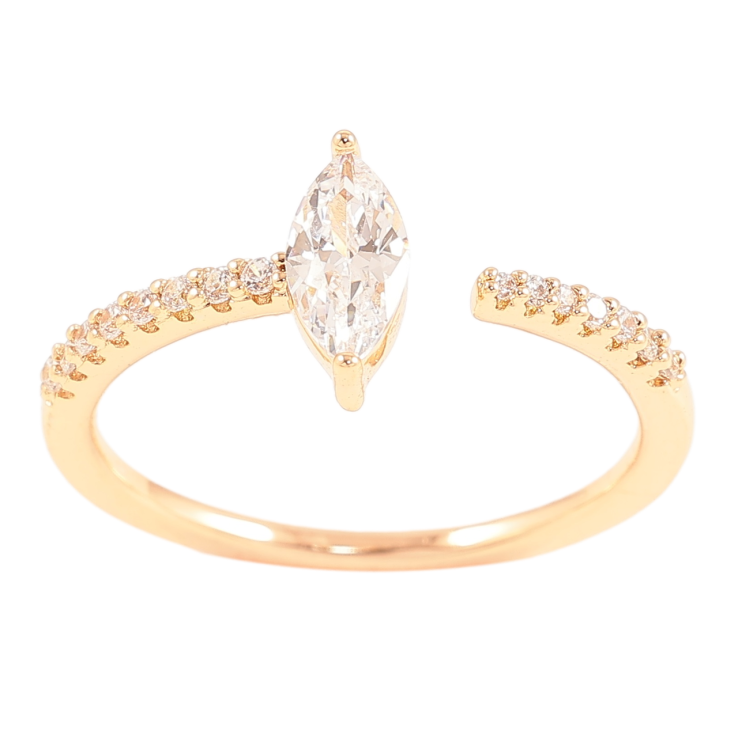Кольцо Xuping Позолота 18K Дорожка циркония с фианитом фото №7 Кольцо Xuping Позолота 18K Дорожка циркония с фианитом фото №7