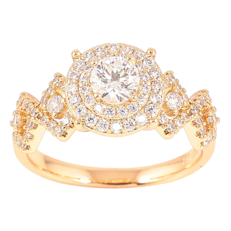 Каблучка Xuping Позолота 18K «Інкрустація цирконієм» фото №14