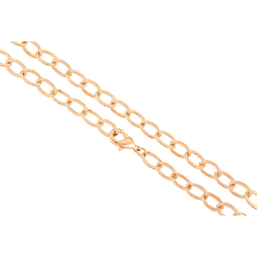 Цепочка Xuping Позолота 18K Плетение Якорное длинна 50см х 7.5мм фото №1