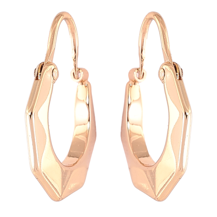 Серьги Xuping Позолота 18K замок-скоба Фигурные фото №2