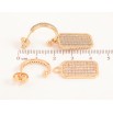 Серьги Xuping Позолота 18K пусеты Подвески с инкрустацией цирконием 2 в 1 фото №2 Серьги Xuping Позолота 18K пусеты Подвески с инкрустацией цирконием 2 в 1 фото №2
