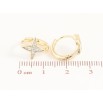 Сережки Xuping Позолота 14K колечка «Зірки з цирконієм» фото №2