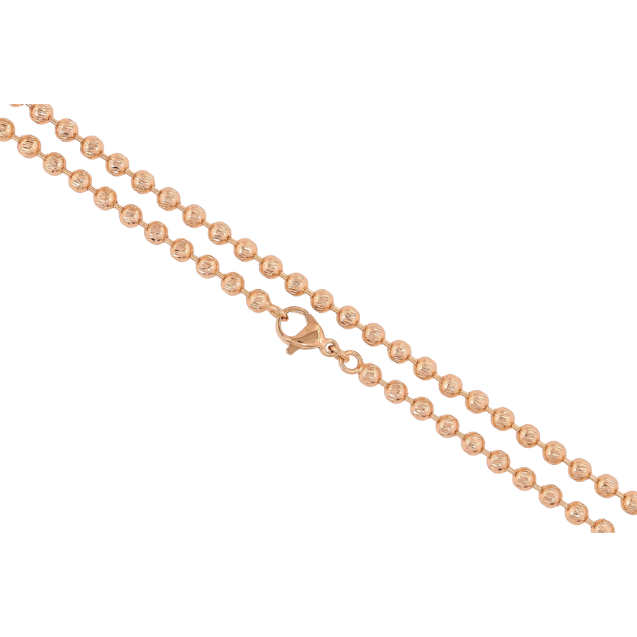 Ланцюжок Xuping Позолота 18K Плетіння Перлина» довжина 45см х 3мм фото №1