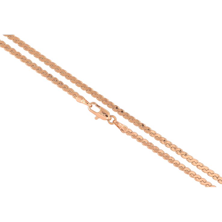 Ланцюжок Xuping Позолота 18K Плетіння Серпантин» довжина 45см х 2.5мм фото №25 Ланцюжок Xuping Позолота 18K Плетіння Серпантин» довжина 45см х 2.5мм фото №25