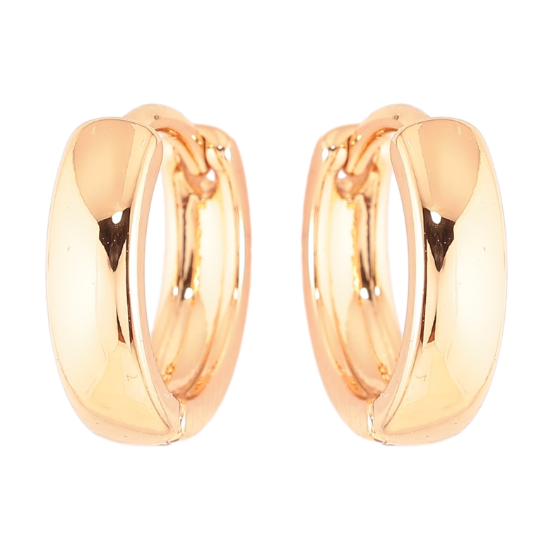 Сережки Xuping Позолота 18K колечка «Класика, шир 3.6мм» фото №3 Сережки Xuping Позолота 18K колечка «Класика, шир 3.6мм» фото №3