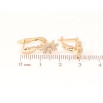 Серьги Xuping Позолота 18K английский замок Цветочки с цирконием фото №2 Серьги Xuping Позолота 18K английский замок Цветочки с цирконием фото №2