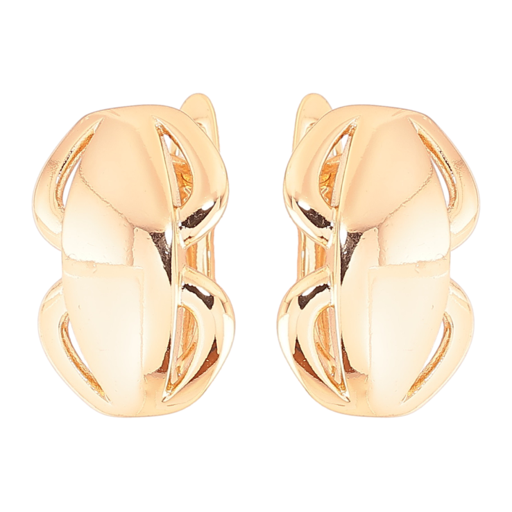 Серьги Xuping Позолота 18K английский замок Декоративный узор фото №2