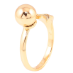 Каблучка Xuping Позолота 18K «Візерунок з цирконієм і кулькою» фото №2 Каблучка Xuping Позолота 18K «Візерунок з цирконієм і кулькою» фото №2
