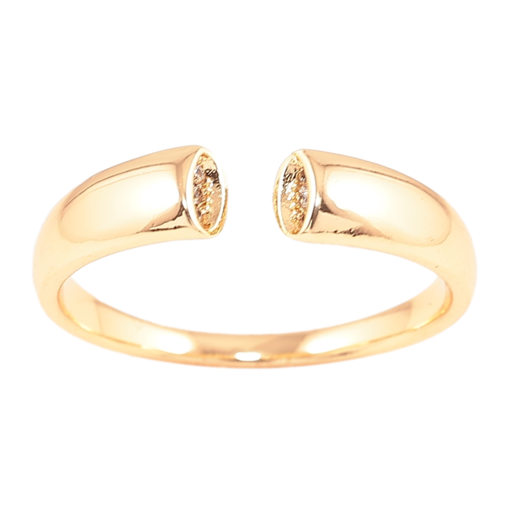Кольцо Xuping Позолота 18K Разъёмная шинка с цирконием фото №14 Кольцо Xuping Позолота 18K Разъёмная шинка с цирконием фото №14