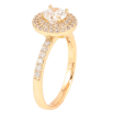 Кольцо Xuping Позолота 18K Инкрустация цирконием фото №2 Кольцо Xuping Позолота 18K Инкрустация цирконием фото №2