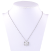 Подвеска на цепочке Xuping ТТМ Stainless Steel цвет Родий Панда с белой керамикой дл. 43-47см х 1.5мм фото №2 Подвеска на цепочке Xuping ТТМ Stainless Steel цвет Родий Панда с белой керамикой дл. 43-47см х 1.5мм фото №2