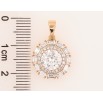 Кулон Xuping Позолота 18K «Інкрустація цирконієм» для ланцюжка до 5мм фото №2 Кулон Xuping Позолота 18K «Інкрустація цирконієм» для ланцюжка до 5мм фото №2