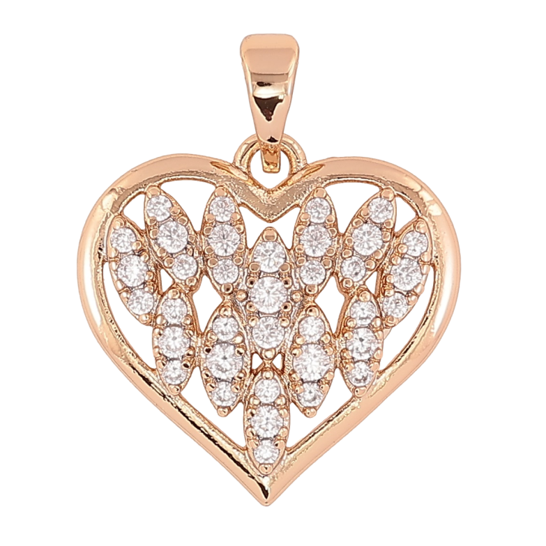 Кулон Xuping Позолота 18K «Серце з цирконієм» для ланцюжка до 5мм фото №15 Кулон Xuping Позолота 18K «Серце з цирконієм» для ланцюжка до 5мм фото №15