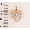 Кулон Xuping Позолота 18K «Серце з цирконієм» для ланцюжка до 5мм фото №2 Кулон Xuping Позолота 18K «Серце з цирконієм» для ланцюжка до 5мм фото №2