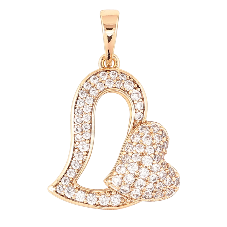 Кулон Xuping Позолота 18K «Сердечка з інкрустацією цирконієм» для ланцюжка до 6мм фото №13 Кулон Xuping Позолота 18K «Сердечка з інкрустацією цирконієм» для ланцюжка до 6мм фото №13