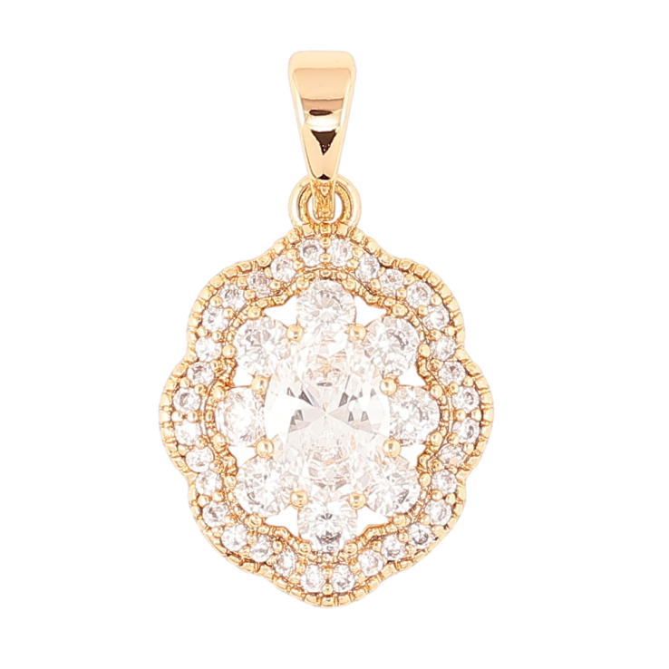 Кулон Xuping Позолота 18K «Інкрустація цирконієм» для ланцюжка до 5мм фото №8 Кулон Xuping Позолота 18K «Інкрустація цирконієм» для ланцюжка до 5мм фото №8
